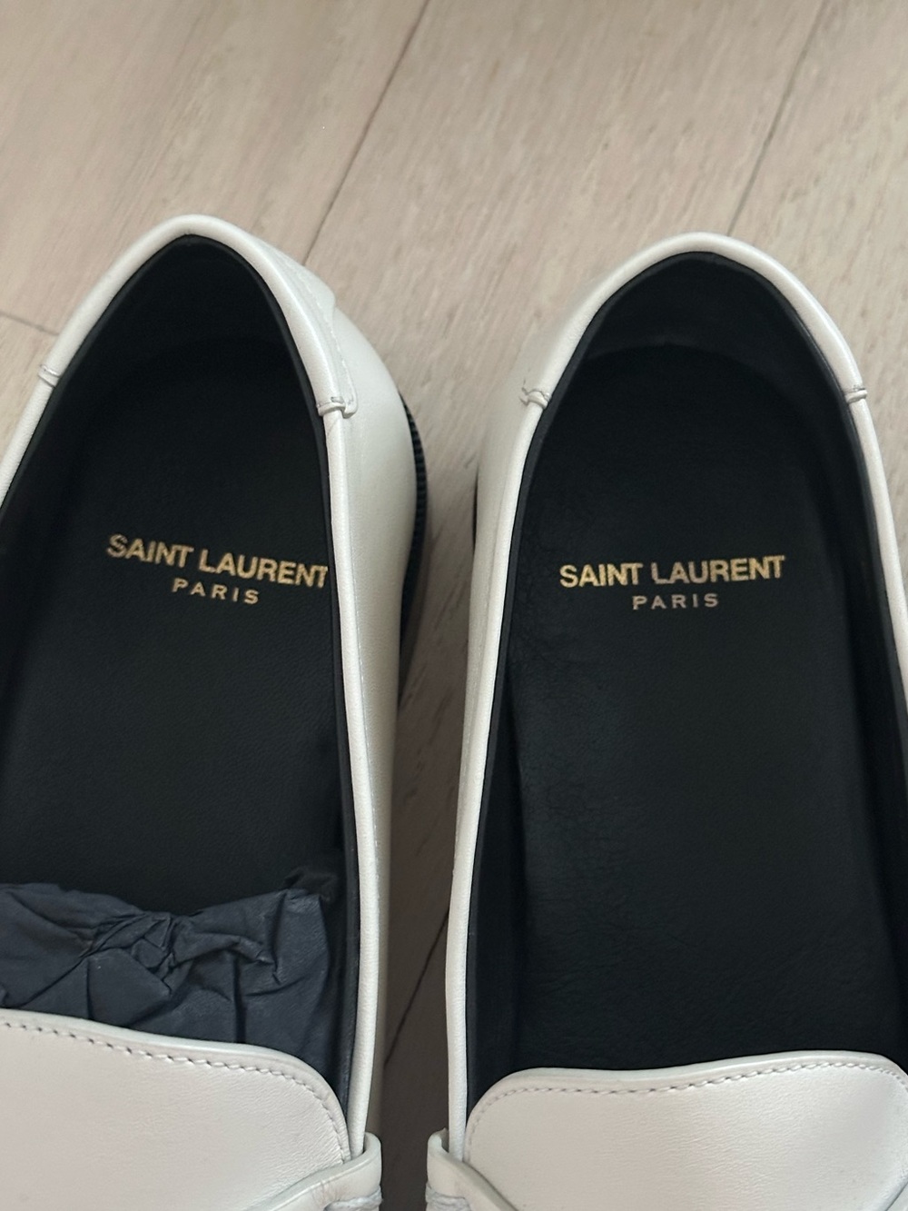 NIB Saint Laurent Le Loafer- Pearl - Picture 4 of 8